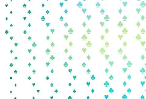 Light Green, Yellow vector layout with elements of cards. 库存插图