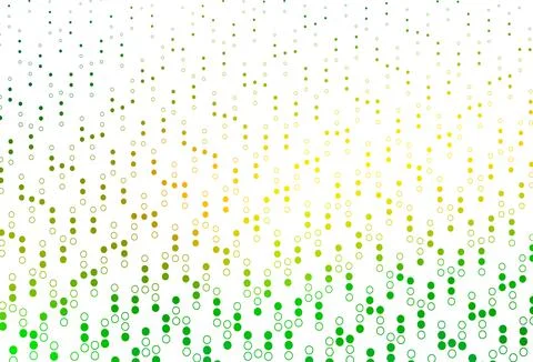 Light Green, Yellow vector layout with circle shapes. Ilustración de archivo