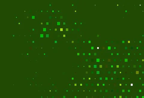 Light Green, Yellow vector layout with lines, rectangles. Stock Illustration