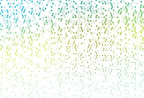 Light Green, Yellow vector layout with circle shapes. Illustrazione stock