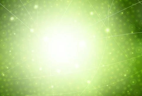 Light Green, Yellow vector layout with flat lines. Illustrazione stock