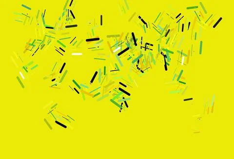 Light Green, Yellow vector layout with flat lines. 스톡 일러스트