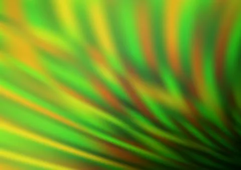 Light Green, Yellow vector modern bokeh pattern. Illustrazione stock