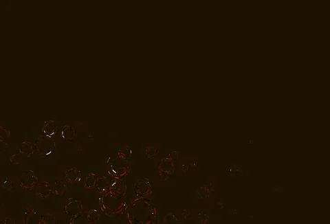 Light Green, Yellow vector pattern with spheres. Illustrazione stock