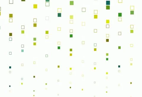 Light Green, Yellow vector pattern with crystals, rectangles. 스톡 일러스트