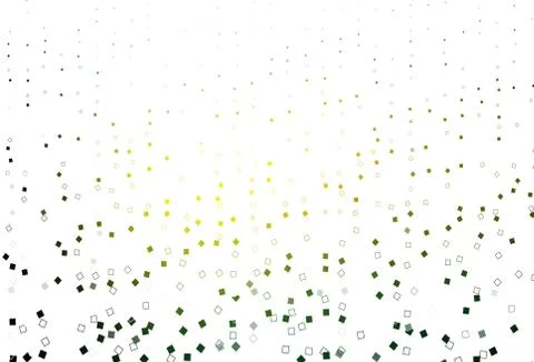Light Green, Yellow vector pattern with crystals, rectangles. 스톡 일러스트