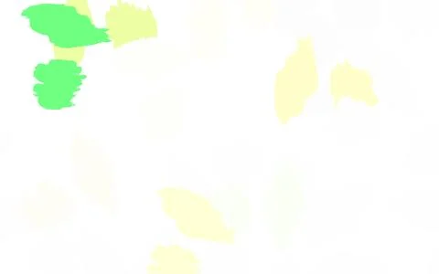 Light Green, Yellow vector pattern with random forms. Illustrazione stock