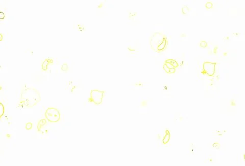 Light Green, Yellow vector pattern with fresh ingredients. イラスト素材