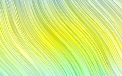 Light Green, Yellow vector pattern with lava shapes. Stock Illustration