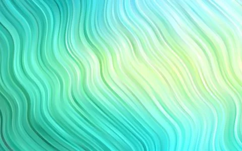 Light Green, Yellow vector pattern with liquid shapes. 스톡 일러스트