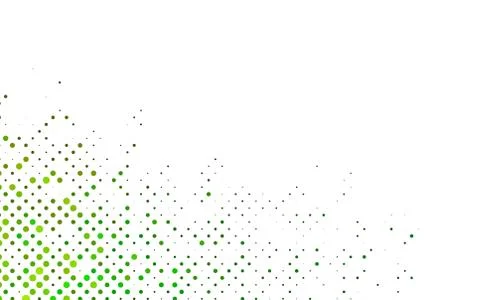 Light Green, Yellow vector pattern with spheres. Stock Illustration