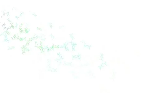 Light Green, Yellow vector pattern with artificial intelligence network. 스톡 일러스트