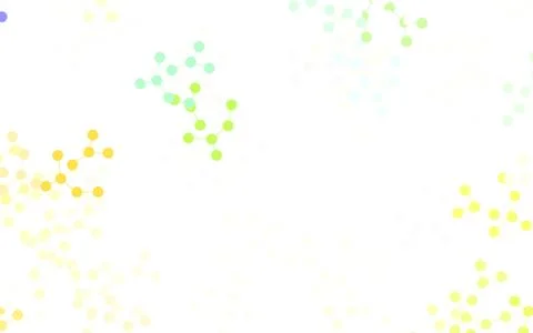 Light Green, Yellow vector pattern with artificial intelligence network. 스톡 일러스트