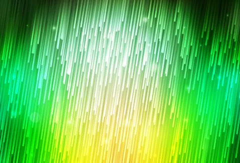 Light Green, Yellow vector pattern with sharp lines. Stock Illustration