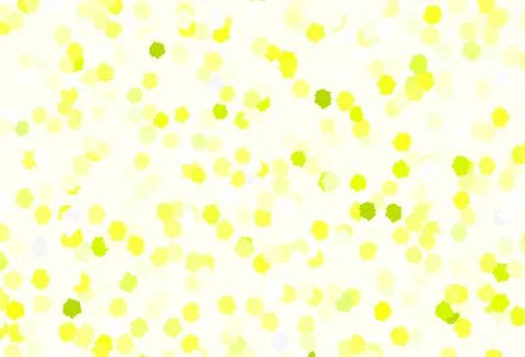 Light Green, Yellow vector pattern with random forms. Illustrazione stock