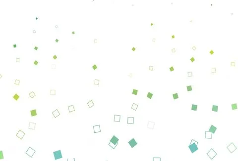 Light Green, Yellow vector pattern with crystals, rectangles. イラスト素材
