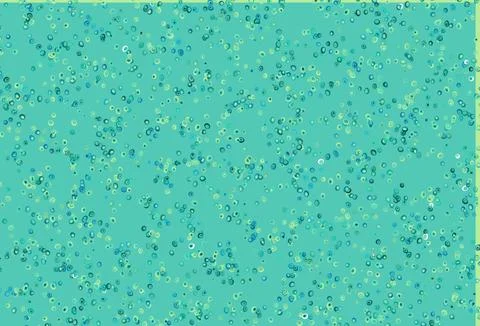 Light Green, Yellow vector pattern with spheres. イラスト素材