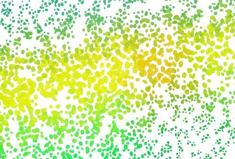 Light Green, Yellow vector pattern with lamp shapes. Stock Illustration