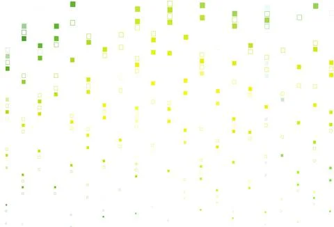 Light Green, Yellow vector pattern with crystals, rectangles. Stock Illustration