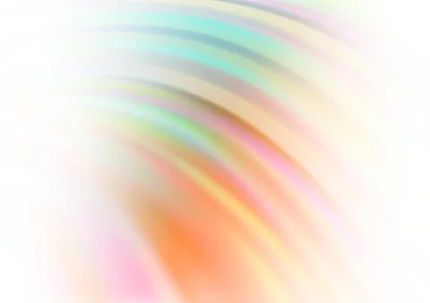 Light Green, Yellow vector pattern with bent ribbons. Stock Illustration