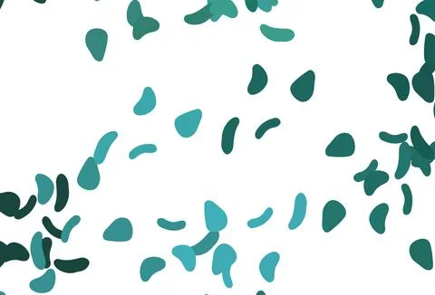 Light Green, Yellow vector pattern with chaotic shapes. Stock Illustration