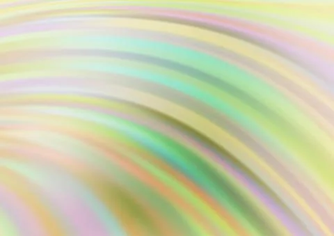 Light Green, Yellow vector pattern with liquid shapes. 스톡 일러스트