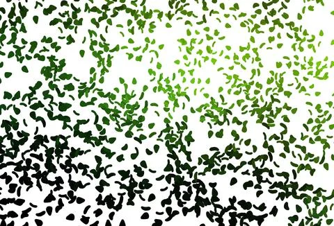 Light Green, Yellow vector pattern with chaotic shapes. Illustrazione stock