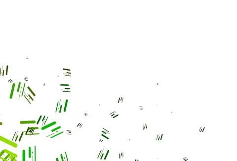 Light Green, Yellow vector pattern with narrow lines. Stock Illustration