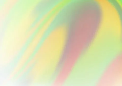 Light Green, Yellow vector pattern with bubble shapes. Stockillustratie