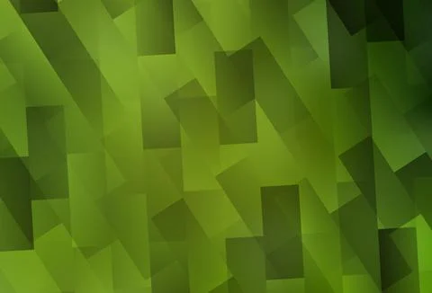 Light Green, Yellow vector pattern in square style. Stockillustratie