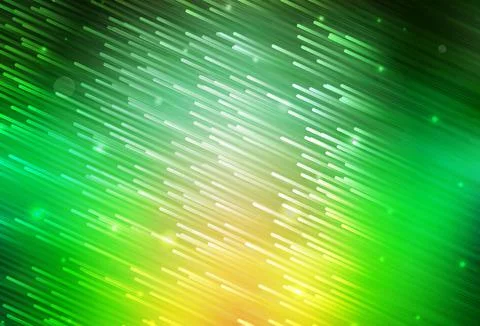 Light Green, Yellow vector pattern with sharp lines. 库存插图