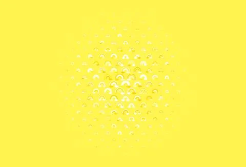 Light Green, Yellow vector pattern with rainbow elements. Stock Illustration