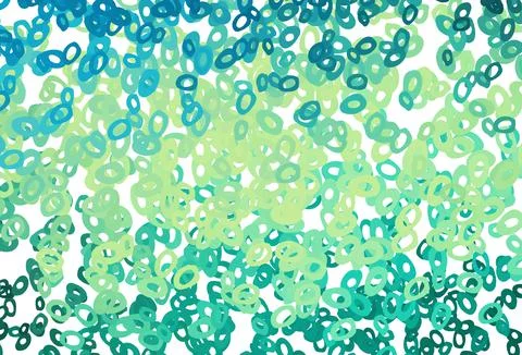 Light Green, Yellow vector pattern with spheres. イラスト素材