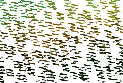 Light Green, Yellow vector pattern with narrow lines. Stock Illustration