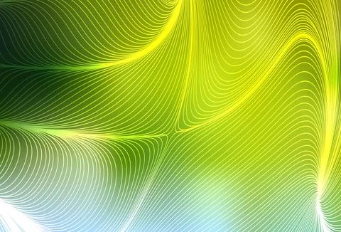 Light Green, Yellow vector pattern with sharp lines. Stock Illustration