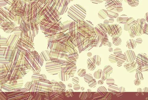 Light Green, Yellow vector pattern with spheres. 스톡 일러스트