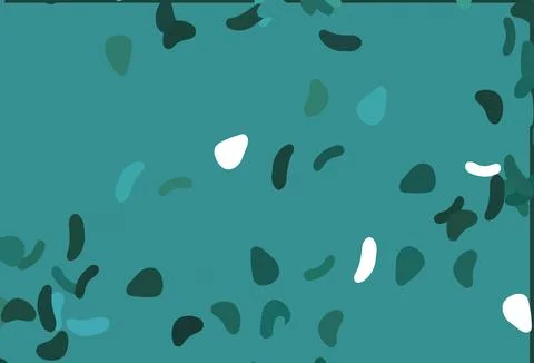 Light Green, Yellow vector pattern with chaotic shapes. 스톡 일러스트