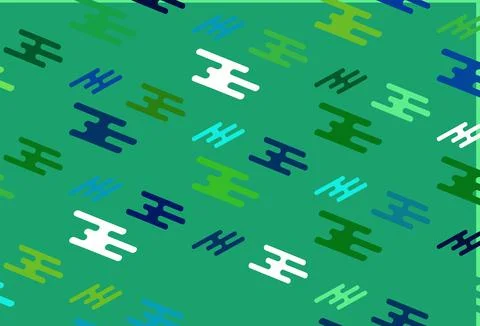 Light Green, Yellow vector pattern with narrow lines. Stock Illustration