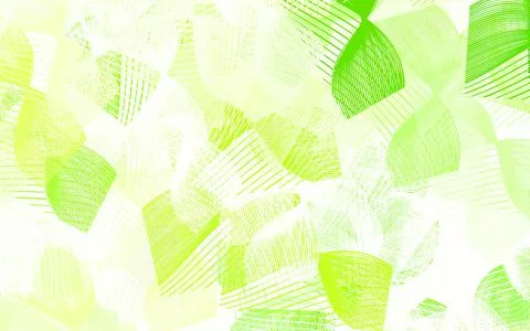 Light Green, Yellow vector pattern with random forms. Stock Illustration