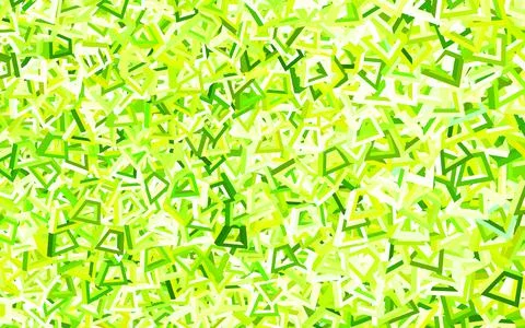Light Green, Yellow vector pattern with random forms. Stock Illustration