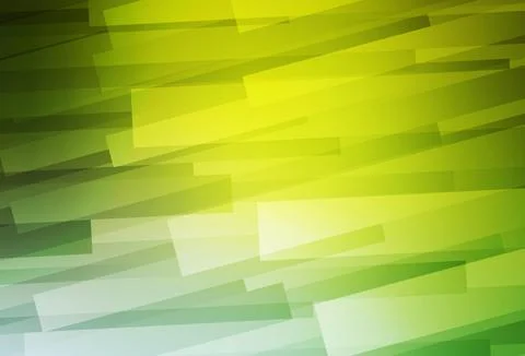 Light Green, Yellow vector pattern in square style. Stock Illustration