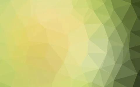 Light Green, Yellow vector polygonal background. イラスト素材