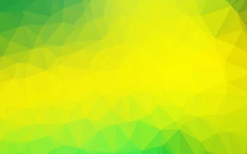 Light Green, Yellow vector shining triangular pattern. Illustrazione stock