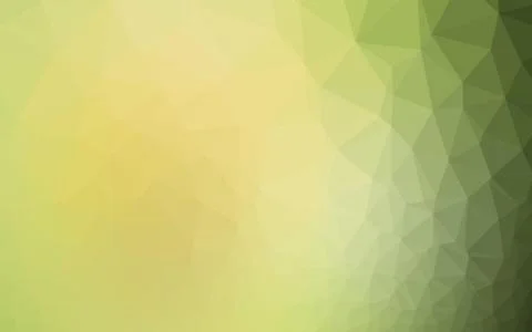 Light Green, Yellow vector shining triangular background. Illustrazione stock
