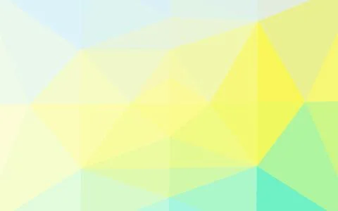 Light Green, Yellow vector shining triangular background. Stockillustratie