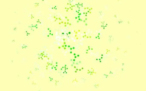 Light Green, Yellow vector template with artificial intelligence structure. Stockillustratie