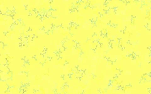 Light Green, Yellow vector template with artificial intelligence structure. Stock Illustration