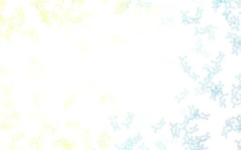 Light Green, Yellow vector template with artificial intelligence structure. Stock Illustration