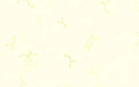 Light Green, Yellow vector template with artificial intelligence structure. Illustrazione stock