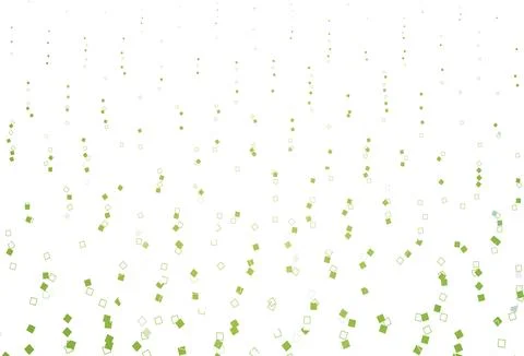Light Green, Yellow vector template with square style. Stock Illustration